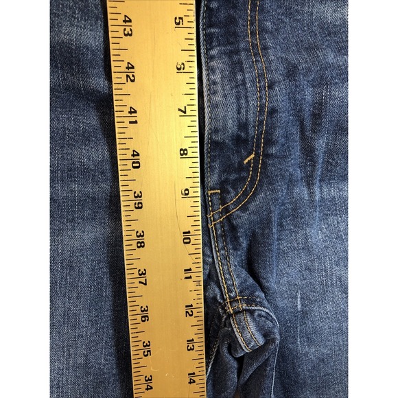 Levi's 541 Jeans Men's Size 42 X 32 Denim Blue Straight Leg High Rise (42x29) - Picture 12 of 16